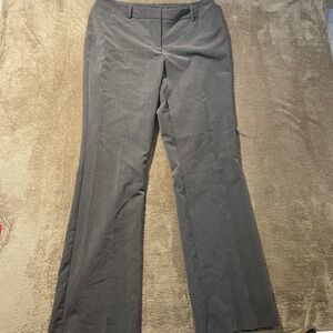 Worthington Pants Women 14 Tall Cury Fit Gray  Trousers Career Work Slacks Dress